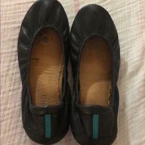 Tieks black ballet flats
